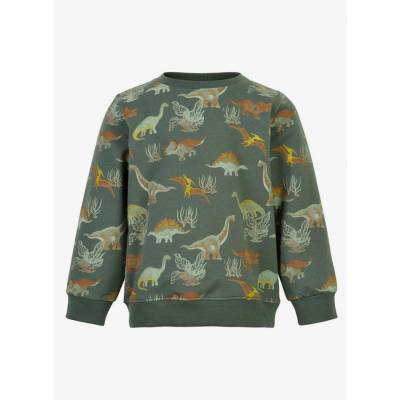 Minymo mikina s dinosaurami Duck Green