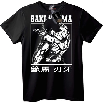 NOONEBRAND Тениска Baki Hanma аниме - M, White