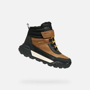 Geox Черни момчешки високи обувки Geox Trekkyup Boy B ABX Geox | Cheren | Момчешки | 34