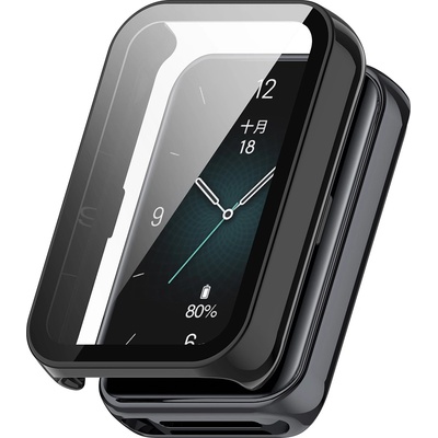Techsuit Протектор за Honor Band 10 / Band 9 - Techsuit - Defense360 Pro + Протектор за екран - Черен