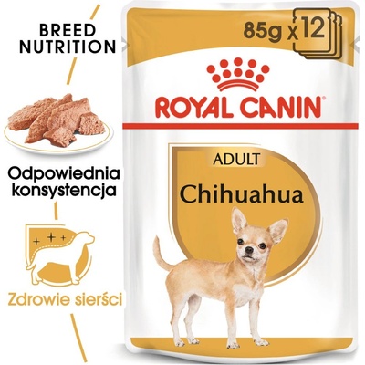 Royal Canin Chihuahua Adult 12x85g мокра храна - пастет, за възрастни кучета от породата чихуахуа