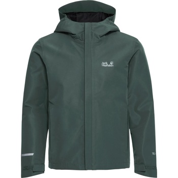 Jack Wolfskin Детско водоустойчиво яке Jack Wolfskin Kid's Haze 2L Jacket Waterproof jacket - Sago Palm - размер 116 (EU) (703-6906-0212)
