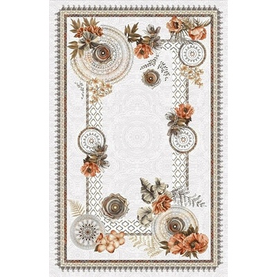 Praktik Gobelínový obrus 031C hnedá Bavlna polyester 140x220 cm