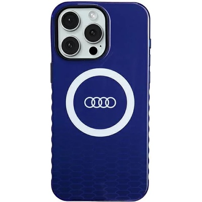Audi IML Big Logo MagSafe Case iPhone 15 Pro Max 6.7" navy blue hardcase AU-IMLMIP15PM-Q5/D2-BE (AU-IMLMIP15PM-Q5/D2-BE)