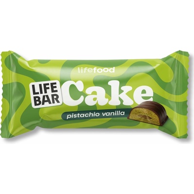 Lifefood Tyčinka Lifebar Cake pistácie a vanilka 35 g