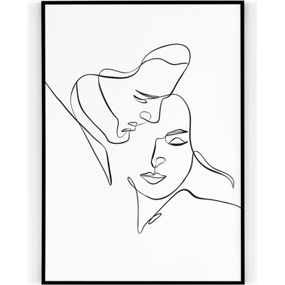 Plakát / Obraz Tvář A4 - 21 x 29,7 cm Tiskové plátno – Zbozi.Blesk.cz