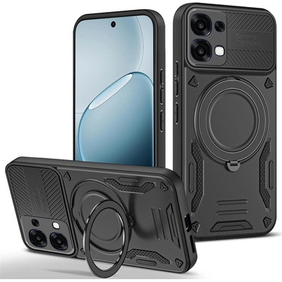 OPPO Магнитен Калъф за Oppo A6 Pro 5G / 4G с 360° Стойка - TPU+PC, Военна защита, 6 цвята