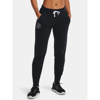 Under Armour dámske tepláky rival fleece crest joggers čierna