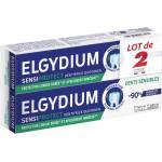 ELGYDIUM Комплект Sensiprotect - Паста за чувствителни зъби, 2 х 75 ml - ozone