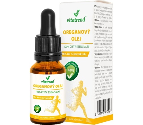 Vitatrend Oreganový olej 100% čistý 15 ml