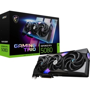 MSI GeForce RTX 5080 GAMING TRIO OC 16GB GDDR7 256bit (RTX 5080 16G GAMING TRIO OC) Видео карти