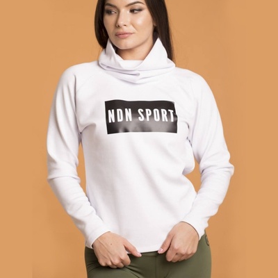 NDN Fitness mikina Andy bílá