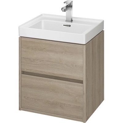Cersanit Crea, závesná skrinka pod umývadlo 50cm, dub, S924-007