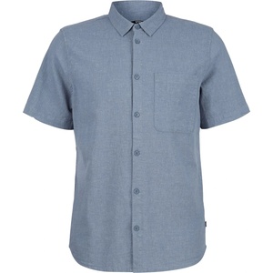 Stoic Мъжка риза с копчета Stoic Hemp54 BjurholmSt. S/S Shirt - Ocean Blue (216-6096-0611)