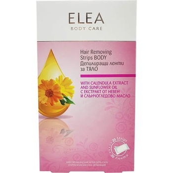 Elea депилиращи ленти за тяло, 10броя (двойни ленти)