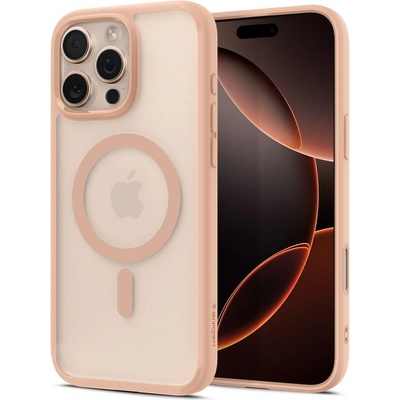 Spigen Удароустойчив, твърд кейс с MagSafe за iPhone 16 Pro от Spigen Ultra Hybrid T - Frost Rose Titanium (8809971239028)