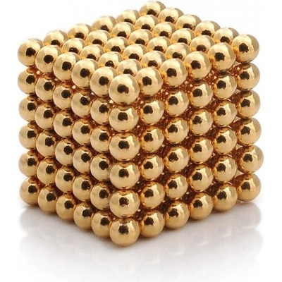 SOLLAU Magnetická stavebnice NeoCube - zlatá