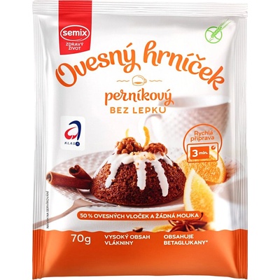 SEMIX Ovsený hrnček perníkový bez lepku 70 g