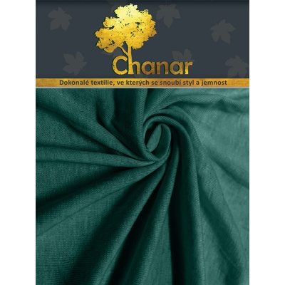 Chanar Prostěradlo Jersey Top tmavé zelené 160x200