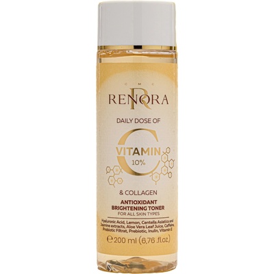 Renora Daily Dose of VITAMIN C & Collagen Antioxidant Brightening Toner Тоник дамски 200ml