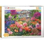 EUROGRAPHICS - Puzzle Bunny Garden - 100 piese