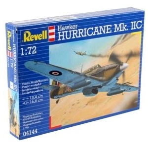 Revell - Сглобяем модел - Изтребител - Халкър Хурикан Mk. IIC (R04144)