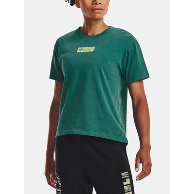 Under Armour UA Project Rock Globe SS T-shirt Under Armour | Zelen | ЖЕНИ | S