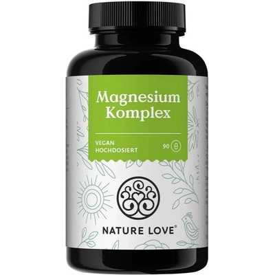 Nature Love Magnézium komplex 400mg elementárního hořčíku, 90 kapslí