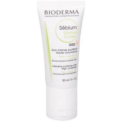BIODERMA Sébium Global Cover тониращ крем за кожа с акне 32 ml за жени