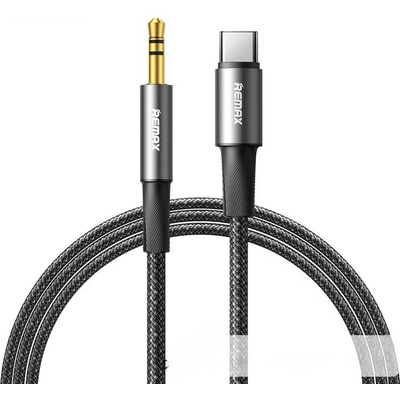 Remax C26 propojovací audio USB-C na 3.5mm Jack (Male) 1,2m černý