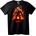 NOONEBRAND Тениска Боузер Ярост - L, Black