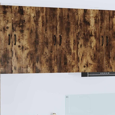 vidaXL Кухненски шкаф Kalmar 2 pcs Димян дъб 30 x 31 x 80 см (884665)