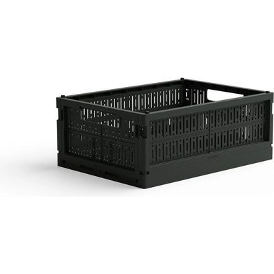 Made Crate skladacia prepravka midi black