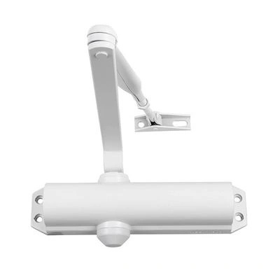 ASSA ABLOY dc120-1-9016 - Автомат за врата със задържащо рамо, бял, en 2/3/4 (dc120-1)