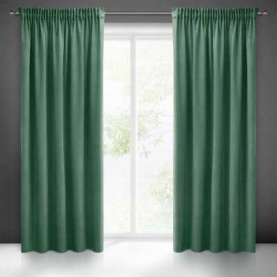 Pierre Cardin ZATEMŇOVACÍ ZÁVĚS NA PÁSCE PIERRE CARDIN SIBEL 140X270 CM TMAVOMĚTOVÁ