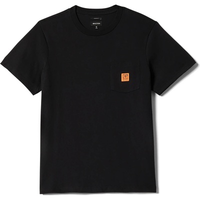 Brixton Мъжка тениска Brixton Global HW S/S Boxy PKT Tee T-shirt - Black (216-6964-0113)