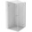 Mexen Lunar-B Duo душ кабина 100 x 100 см, прозрачна, хром - 832-100L-100P-01-00 (832-100L-100P-01-00)