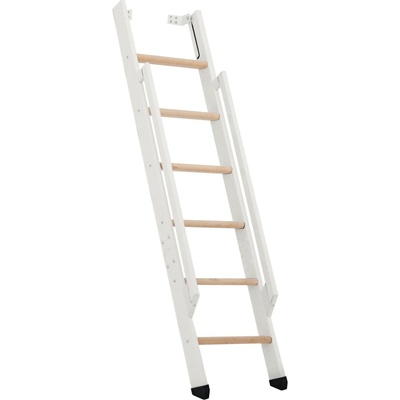 Minka STAIRS Priame rebríkové schodisko Strong buk/biela, 6 schodov, 152 cm
