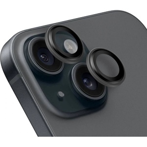 OBAL:ME Предпазни стъклени лещи за камерата на iPhone 15, iPhone 15 Plus - OBALME Tempered Glass Camera Lens Protector (черен) (57983125782)
