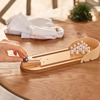 Small foot Dřevěné hry stolní kuželky