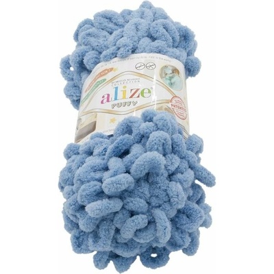 Příze Puffy 100g 280 modrošedá