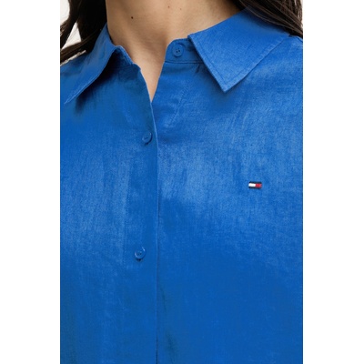 Tommy Hilfiger Риза дамска ленена (WW0WW44679)