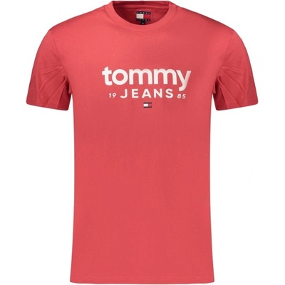 Tommy Hilfiger Мъжка тениска с къс ръкав tommy hilfiger, Размер xl, Цвят Червено (dm0dm23376_roxk5)