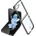 GKK Калъф с Цветна Рамка за Samsung Z Flip 5, GKK Frame Case, Черен (5906601481435)