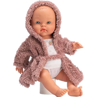 Asi Dolls Кукла Asi Dolls - Бебе Алекс, с розово халатче, 36 cm (527660)