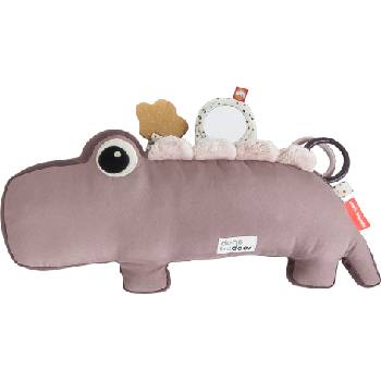 Done by Deer Възглавница Croco с гризалка розова (4103491)