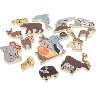 Small Foot Zvířecí puzzle písmena