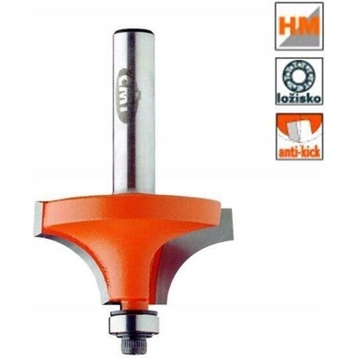 Zaoblovací fréza CMT C93838011 vydutá - R12,7 D38,1x19 S=8 HM