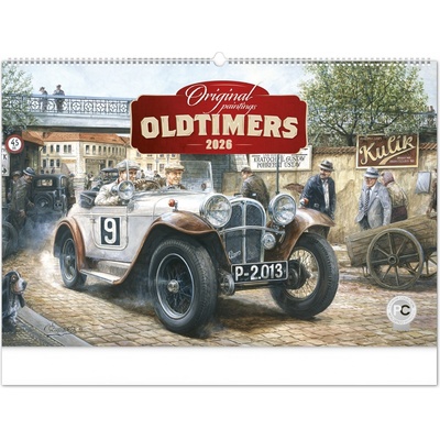nástěnný Oldtimers Václav Zapadlík 64 x 42 cm 2026 – Sleviste.cz