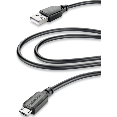 Cellularline Кабел Cellularline - 2235, USB-A/Micro USB, 2 m, черен (2235)